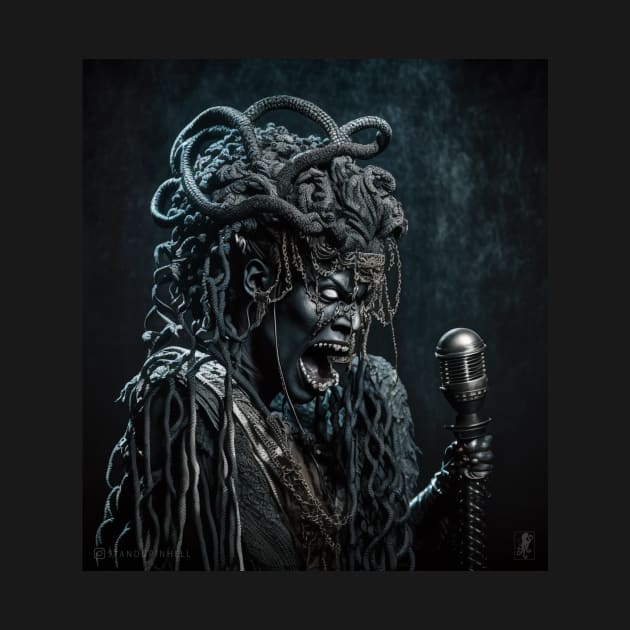 Pelpora the Gorgon goes dark at The Pit by Noosed Octopus