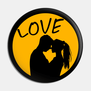 Couple in Love Pin