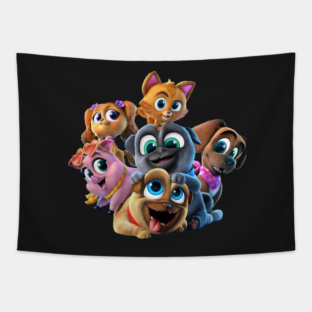 puppy dog pals Tapestry by thebeatgoStupid