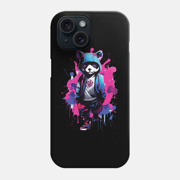 graffiti art panda design Phone Case by WAADESIGN