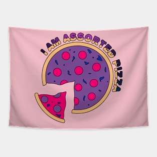 Assorted Pizza Bisexual Bi-zza Tapestry