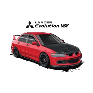 RED BLACK LANCER EVO III T-Shirt