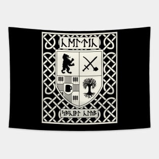 Saxon inspired Heraldry Tapestry