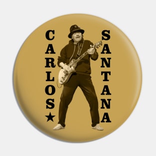 Carlos Santana Pin
