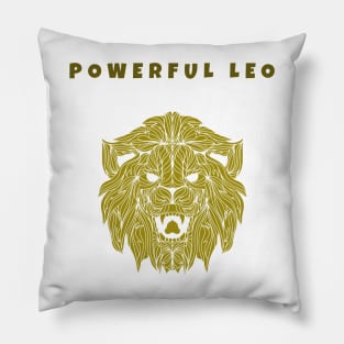 African Lion Inspired Pillow