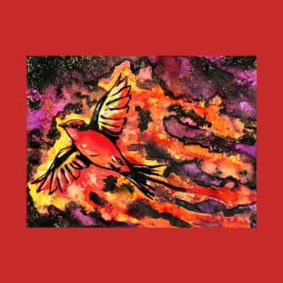 Vermillion Flycatcher Firecatcher T-Shirt