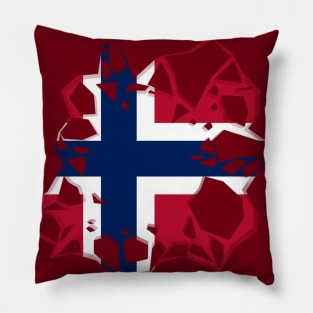 Norway Distressed patterns Pillow