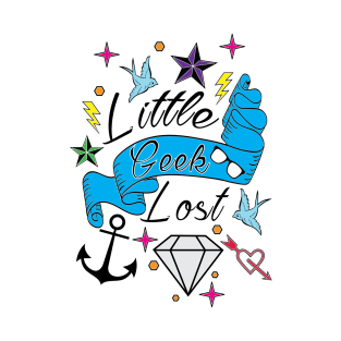 Littlegeeklost Tattoo Colour T-Shirt