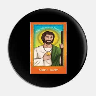 My Heavenly Friend Saint Jude Pin