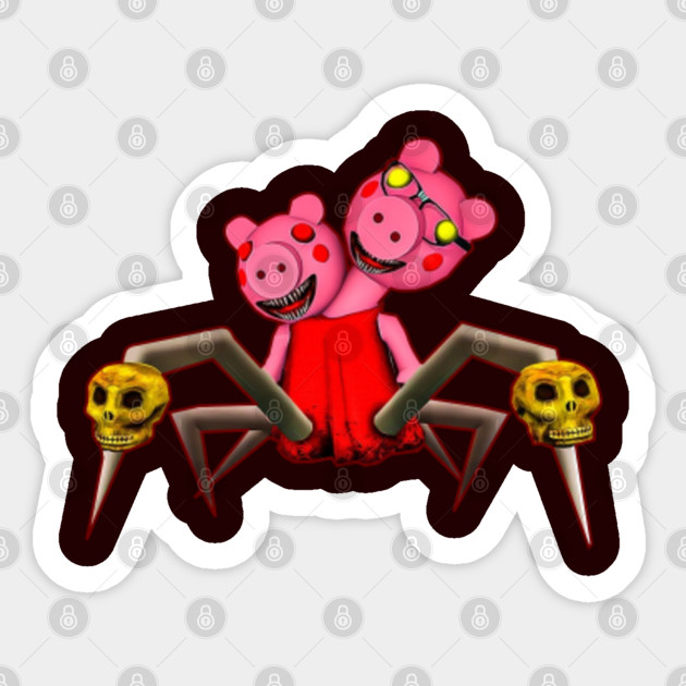 Roblox Piggy Spider Roblox Sticker Teepublic - cool roblox piggy images