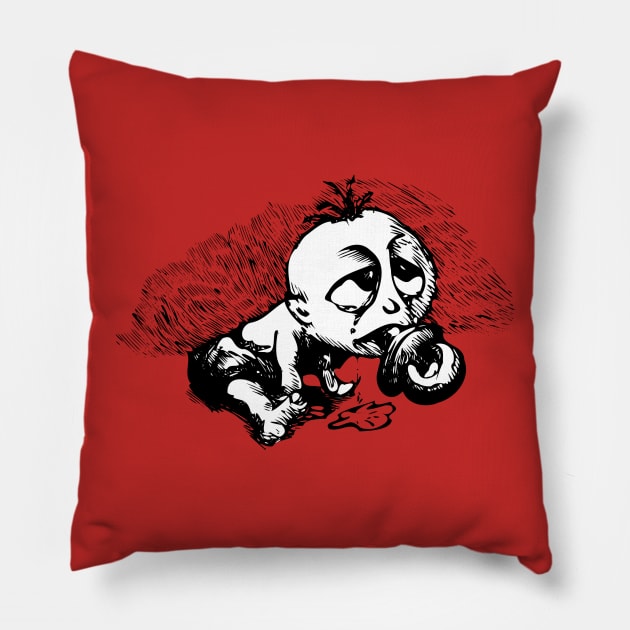 baby de pena Pillow by stephenignacio