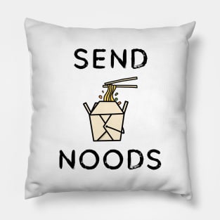 send noods asian food funny Pillow