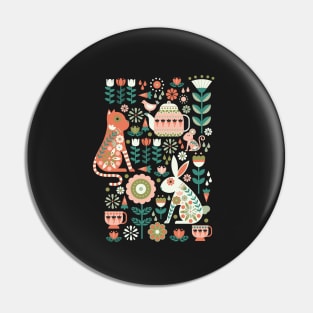 The Mad Tea Party - Spring Night Pin