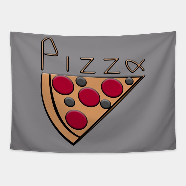 Pizza Tapestry by sowecov1