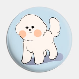 sussy bichon Pin