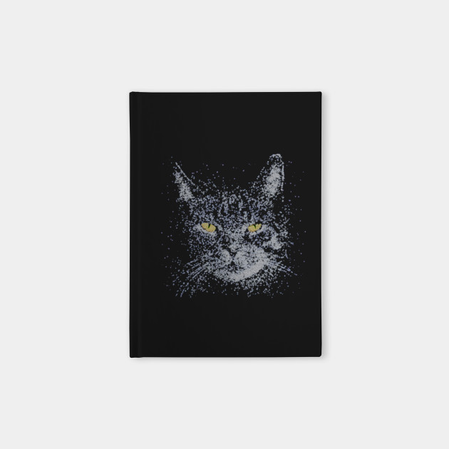 Fiber Optic Cat Cat Notebook Teepublic