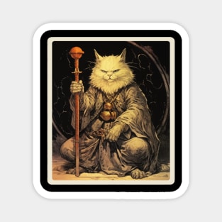 Mystical cat Magnet