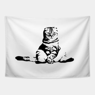 Scottish Fold - The Model Cat Minimalist Tapestry