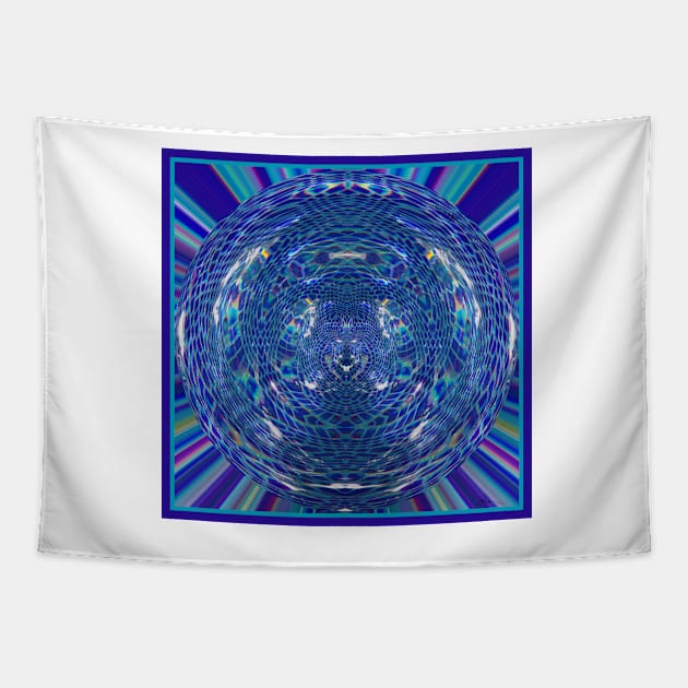 Gaze into My Crystal Ball Tapestry by VKPelham