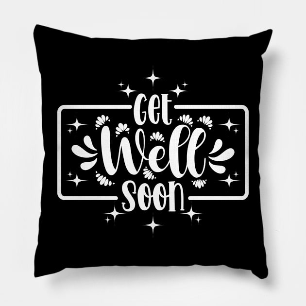 Get Well Soon Pillow by Emma