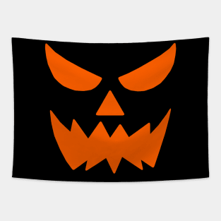 Halloween Jack O Lantern Pumpkin Face Tapestry