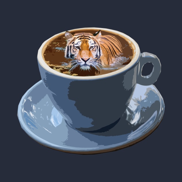 Drink Da Tiger Coffee by i2studio