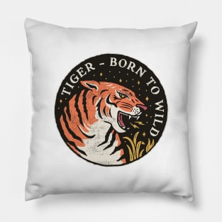 Tiger Born to Wild Pillow