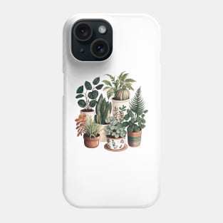 Potted Plants Collection Aesthetic Phone Case