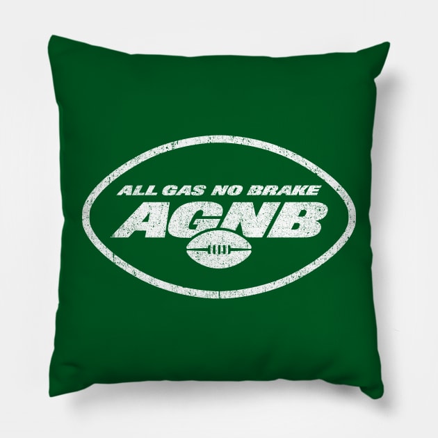 All Gas No Brake Pillow by huckblade