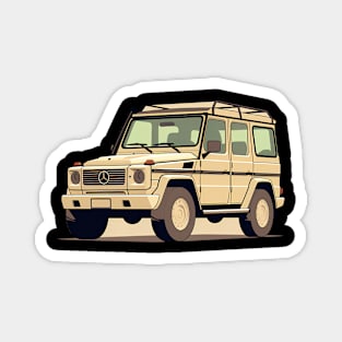 Beige Mercedes G wagon AMG Magnet