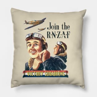 Fly with the Victory Squadrons | World War 2 British Propaganda Pillow