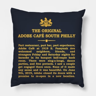 Real Historical Philadelphia - Rest in Power, Adobe Pillow