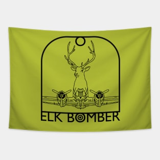 Elk Bomber Tapestry