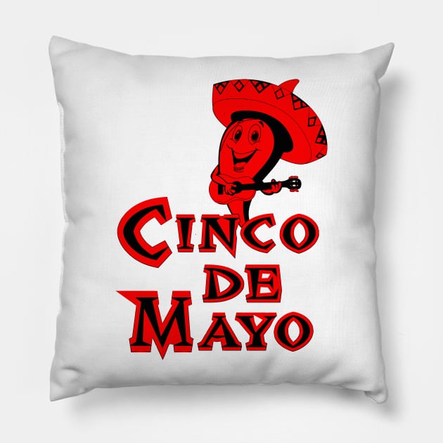 Cinco de Mayo Pillow by vestiart
