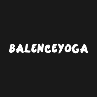 Balenceyoga in White T-Shirt