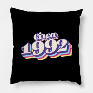 1992 Birthday Pillow