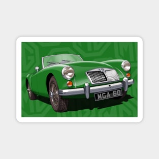 MGA in green Magnet