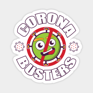 corona busters Ghostbusters Magnet