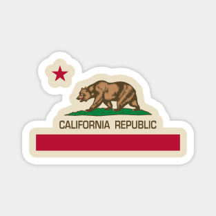 California Republic Bear Magnet