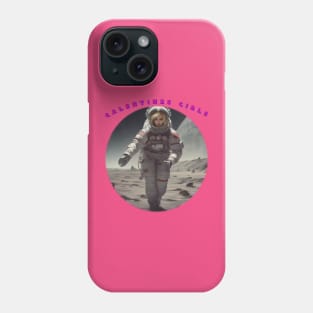 American galentine girl on planet sam Phone Case