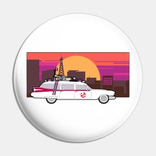 Ecto 1 Ghostbuster Pin