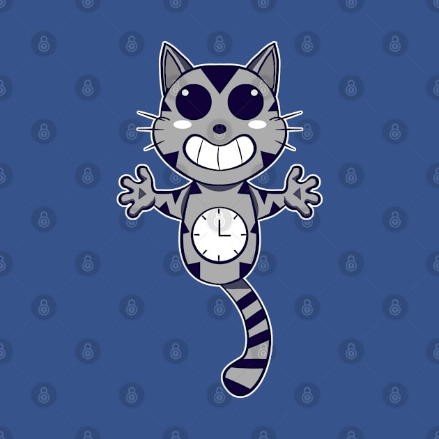 CAT CLOCK by droidmonkey