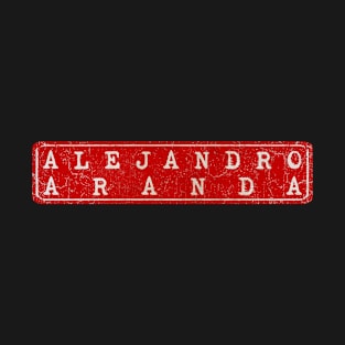 vintage retro plate Alejandro Aranda T-Shirt