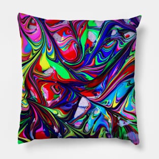 Abstract abstract painting art artistic Pillow