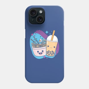 Kawaii Ramen And Boba Tea Phone Case