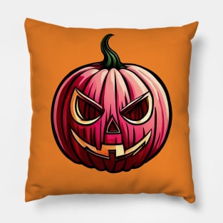 Smiling Jack O'Lantern Pumpkin Pillow