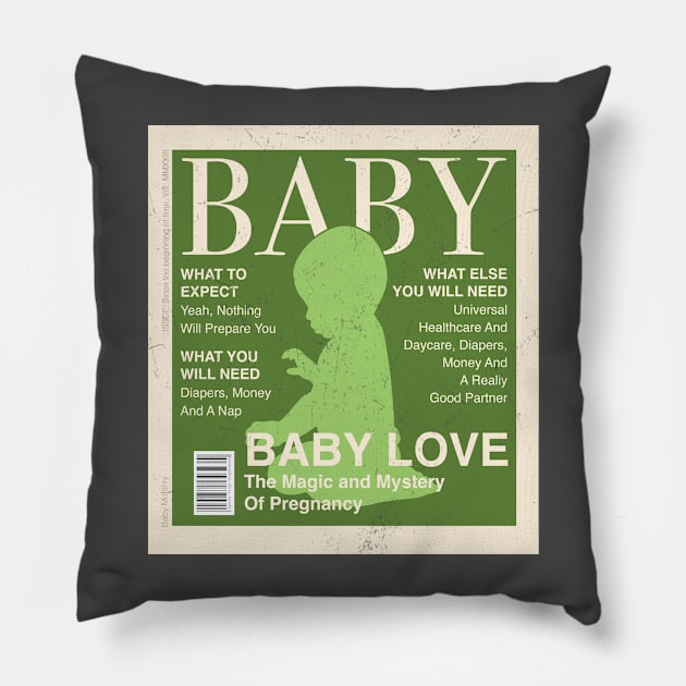 Neutral Baby Cover Pillow by Memory Valley Studios