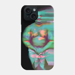 The strong green man goes out on the street to scare you Phone Case