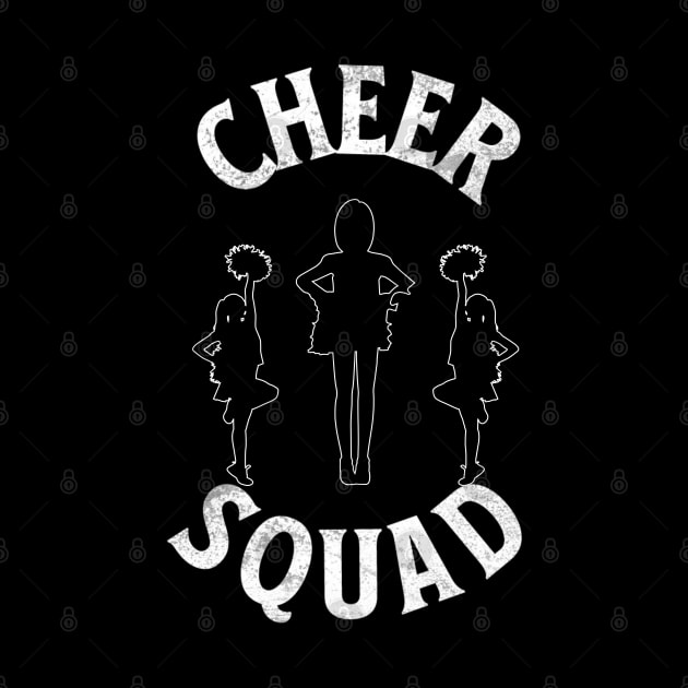 Cheer Squad For Cheerleaders by Boo Face Designs