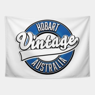 Hobart australia vintage style logo Tapestry